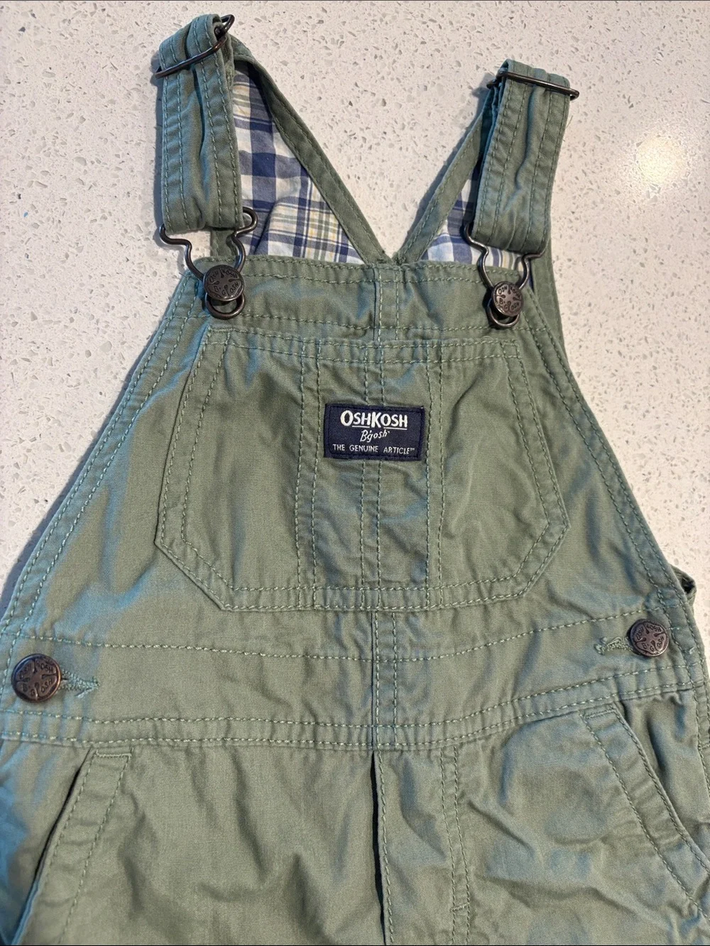 OshKosh B'gosh Green Kids Overalls 24 Months